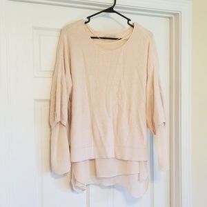 Jennifer Lopez XL Blush Pink Sweater